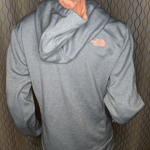 The North Face Grey / Gray and Pink Jogger Hoodie